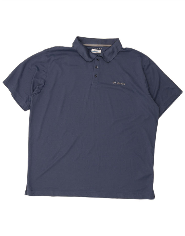 Columbia Herren Omni-Wick Poloshirt XL Marineblau Polyester