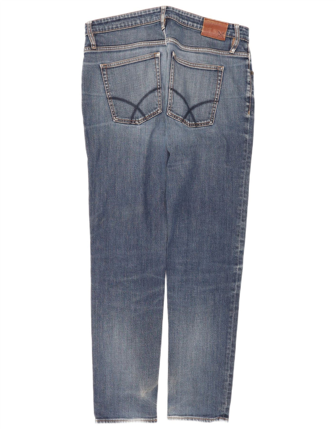 Crew Clothing Herren Slim Jeans W36 L31 Blaue Baumwolle