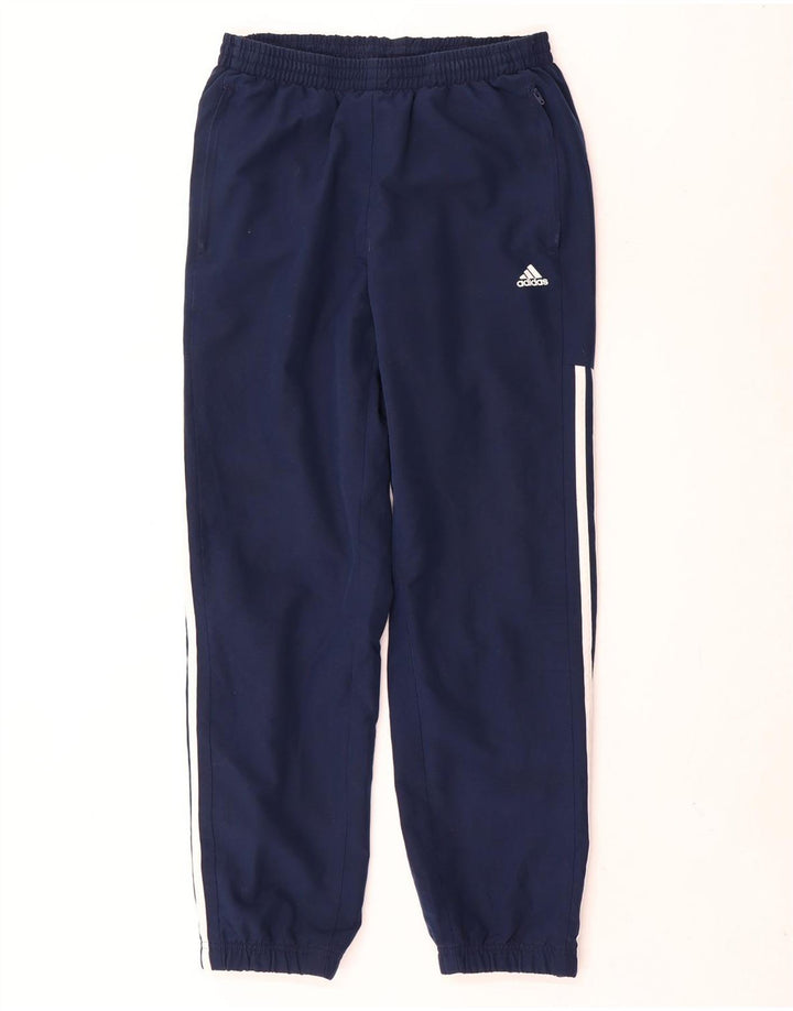 Adidas Damen Trainingshose Jogger UK 14 Medium Marineblau Polyester