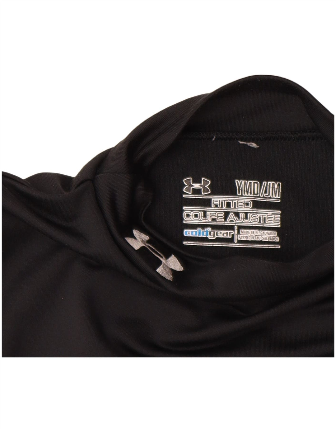 UNDER ARMOUR Mädchen Cold Gear Top Langarm 9–10 Jahre Medium Schwarz