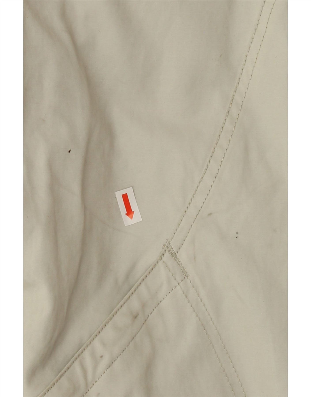 PREXPORT Mens Racer Jacket UK 42 XL White Colourblock Polyester Vintage Prexport and Second-Hand Prexport from Messina Hembry 