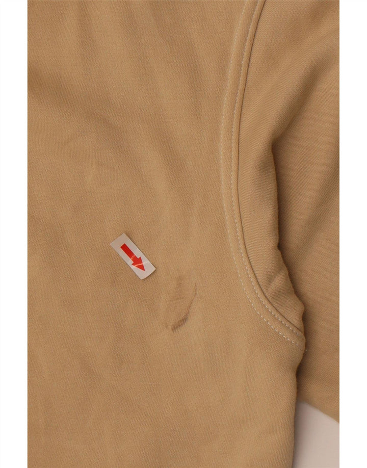 Nike Herren-Kapuzenpullover mit Grafik, groß, beige, Baumwolle