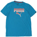 PUMA Herren Grafik T-Shirt Top Large Blau