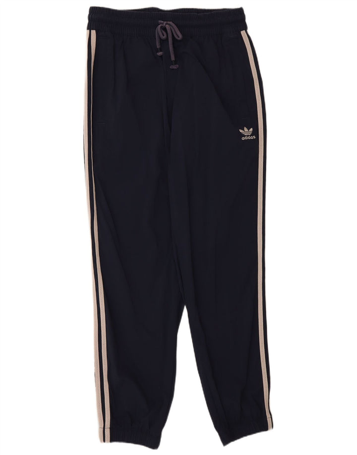 Adidas Herren-Trainingshose, Joggers, mittleres Marineblau, Polyester