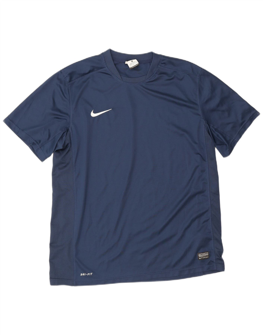 Nike Herren Dri Fit T-Shirt Top XL Marineblau Polyester