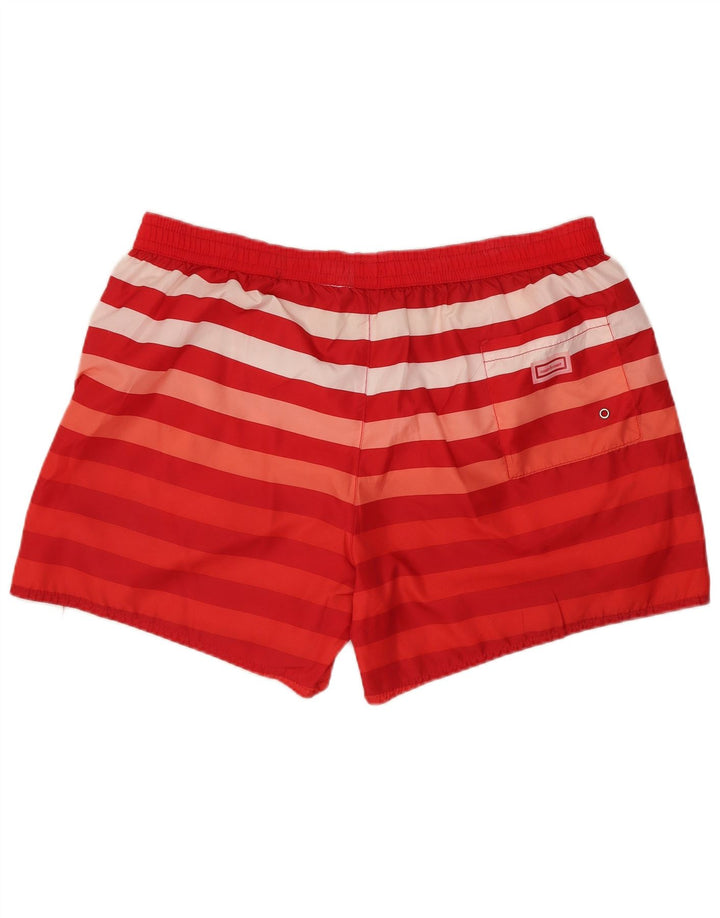 COAST Damen Badeshorts UK 18 XL Rot gestreift Polyester