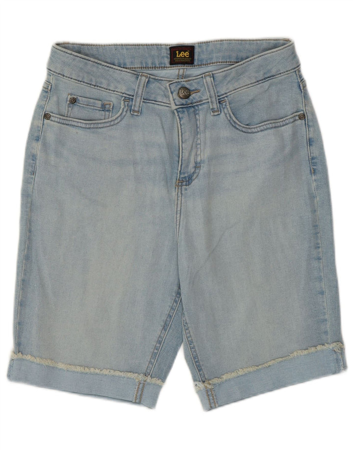 Lee Damen Jeansshorts US 6 Medium W28 Blaue Baumwolle
