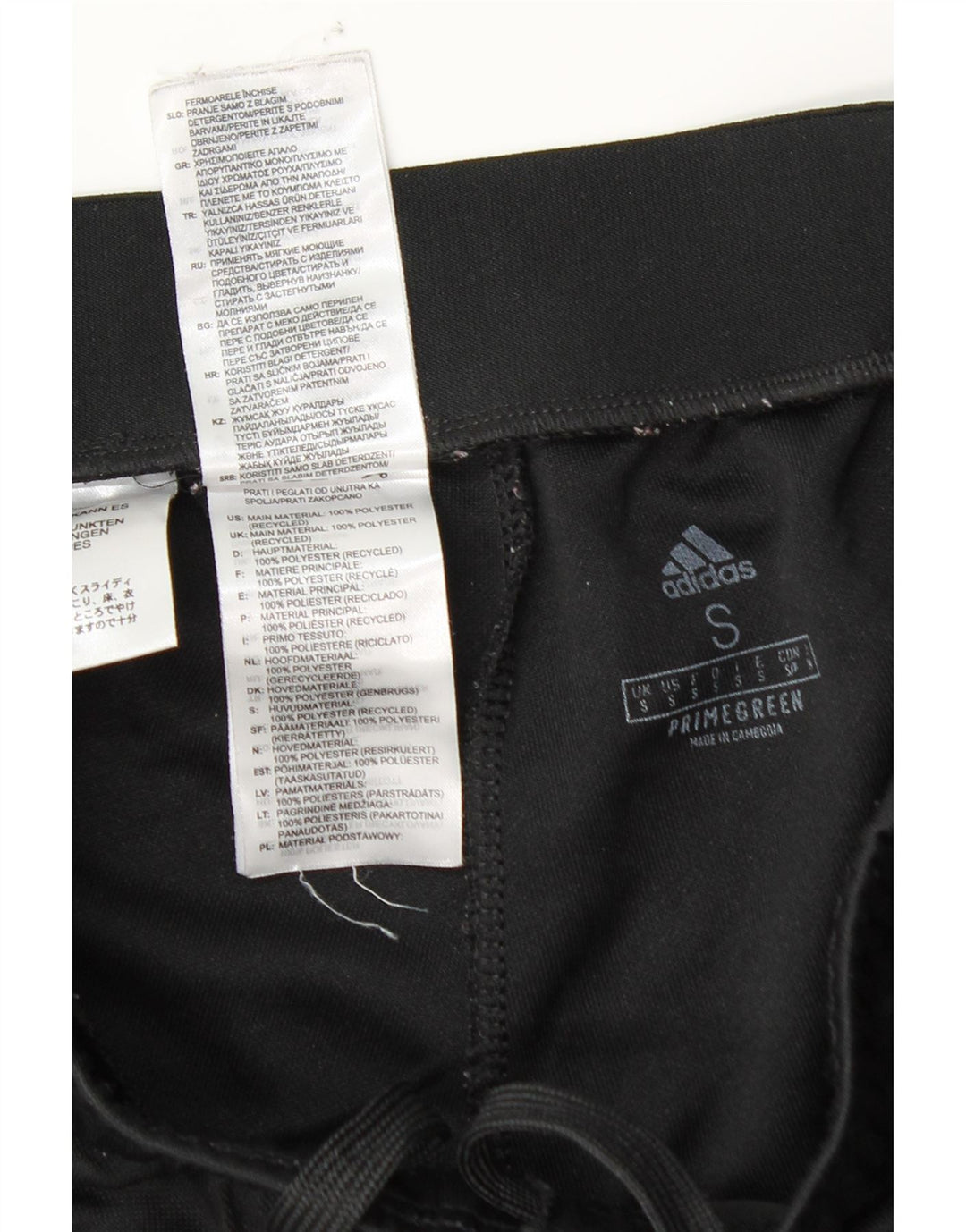 Adidas Damen Aeroready Trainingshose UK 8 Small Schwarz Polyester