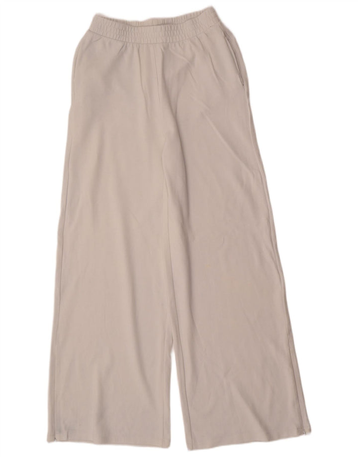 Zara Damen-Trainingshose, UK-Größe 12, mittelweiße Baumwolle