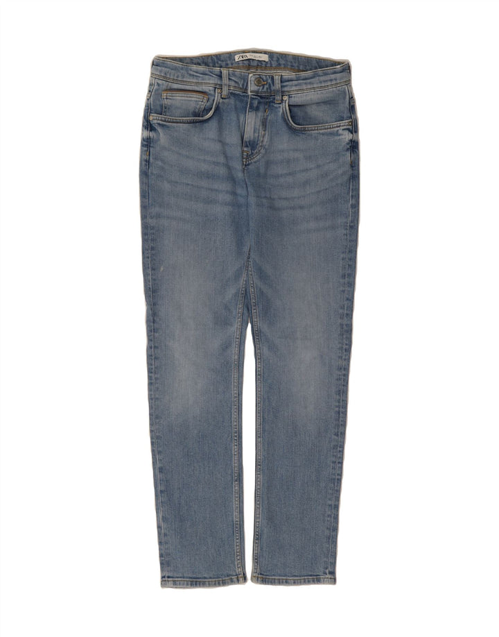 ZARA Mens Straight Jeans EU 41 Medium W31 L31 Blue Cotton Vintage Zara and Second-Hand Zara from Messina Hembry 