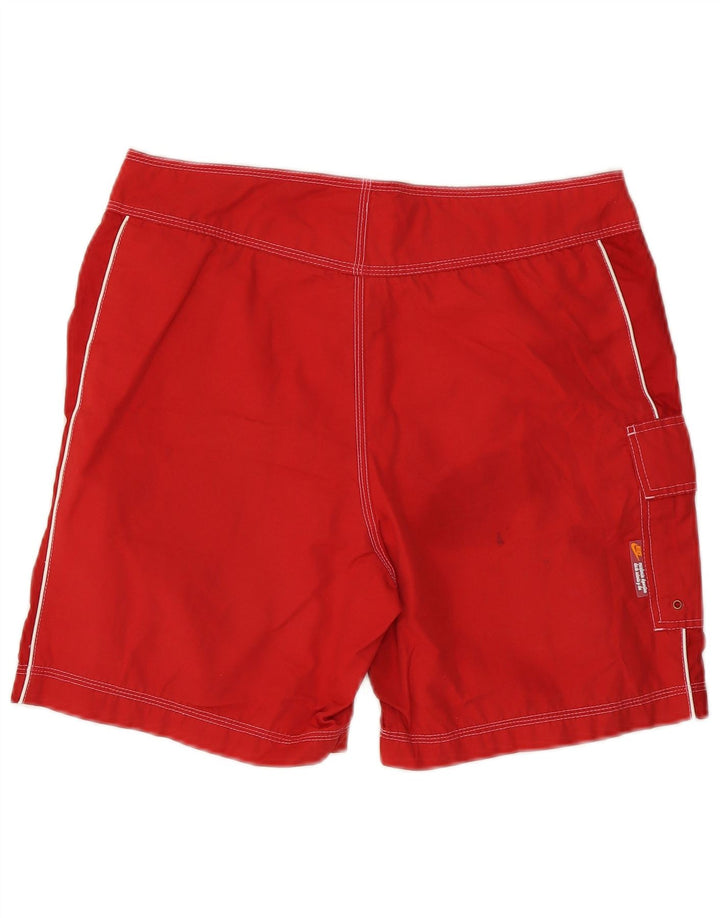 Nike Herren-Badeshorts aus mittelroter Baumwolle