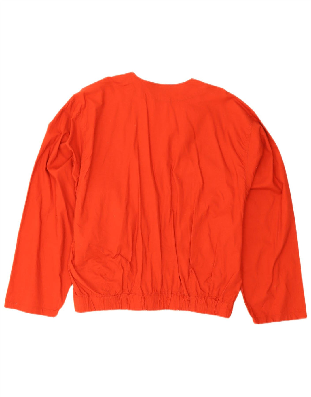 Vintage Damen Übergroße Bomberjacke EU 40 Mittelrote Baumwolle