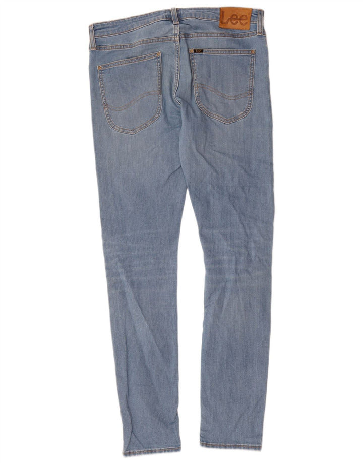 Lee Damen Malone Skinny Jeans W33 L32 Blaue Baumwolle