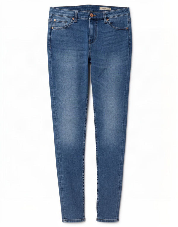 Marks & Spencer Damen The Ivy Skinny Jeans UK 14 Large W34 L29 Blaue Baumwolle