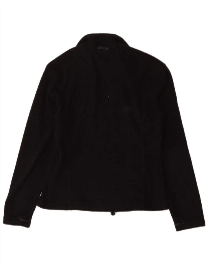 Jack Wolfskin Damen Fleecejacke UK 10 Small Schwarz Polyester