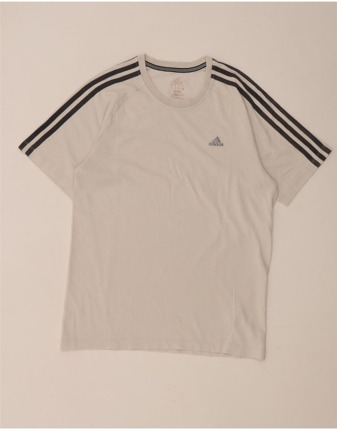 Adidas Herren Clima 365 T-Shirt Top Small Weiß Baumwolle