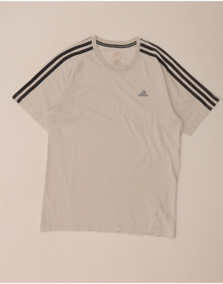 Adidas Herren Clima 365 T-Shirt Top Small Weiß Baumwolle