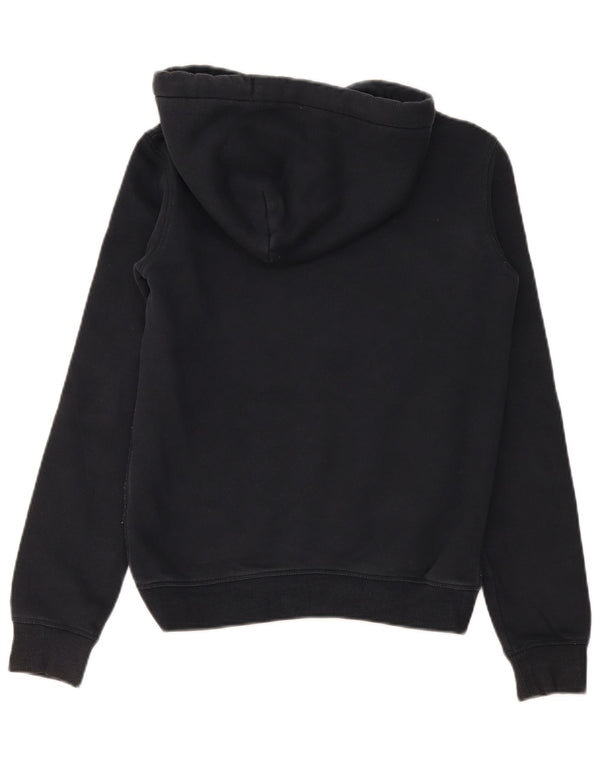 Jack Wills Damen-Pullover mit Grafik-Übergröße, Kapuzenpullover, Gr. 4, XS, Schwarz, Baumwolle