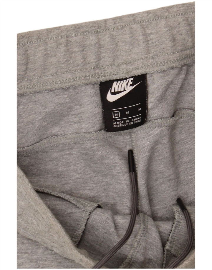 Nike Herren-Sportshorts aus mittelgrau gefleckter Baumwolle