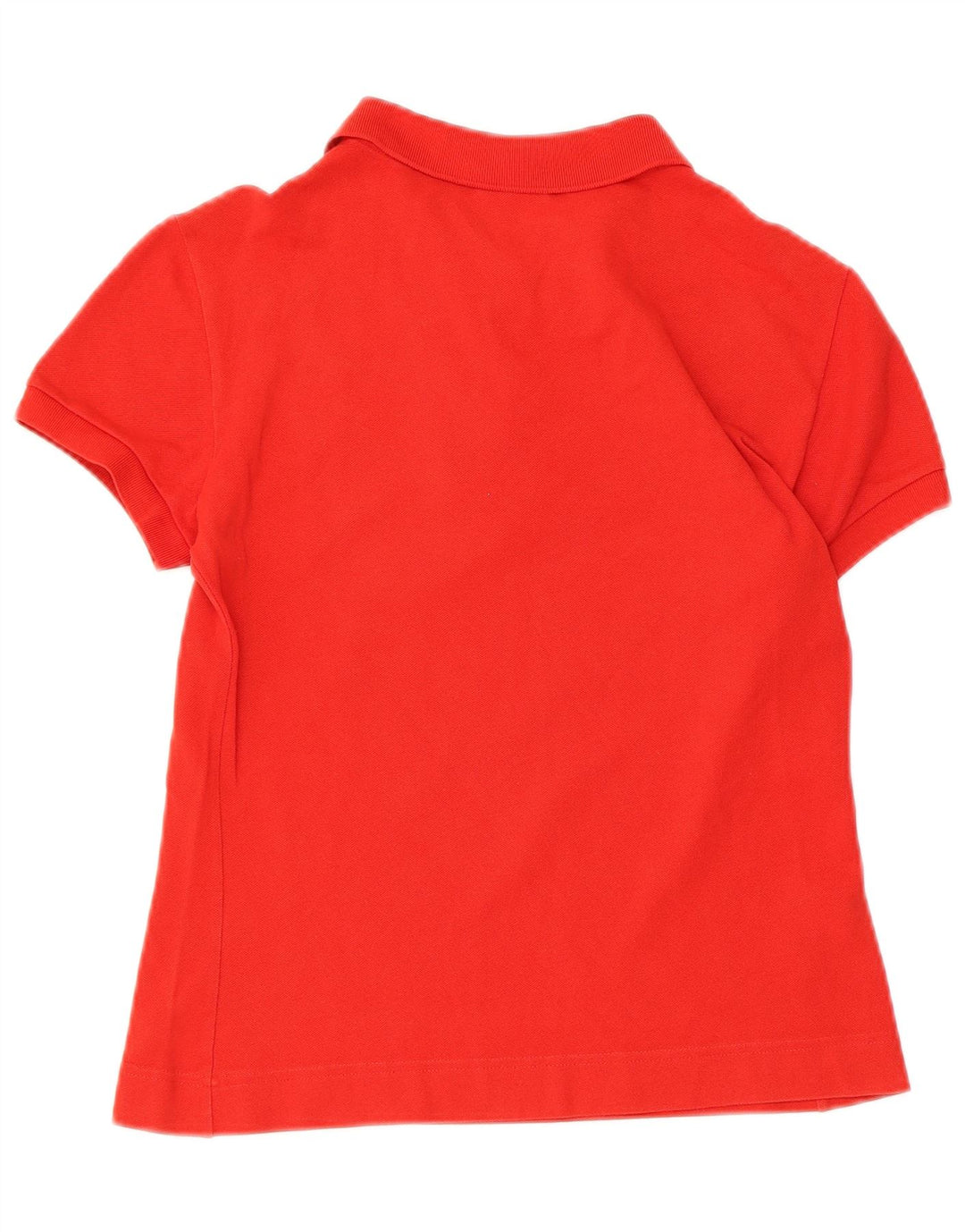 Lacoste Damen Poloshirt Größe 42 Large Rot