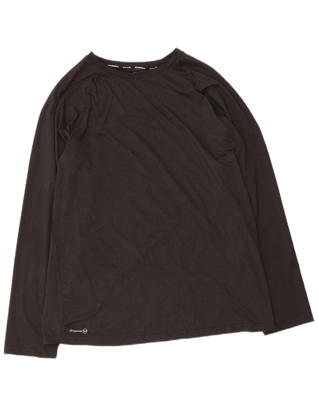 RUSSELL ATHLETIC Herren Top Langarm XL Grau Polyester