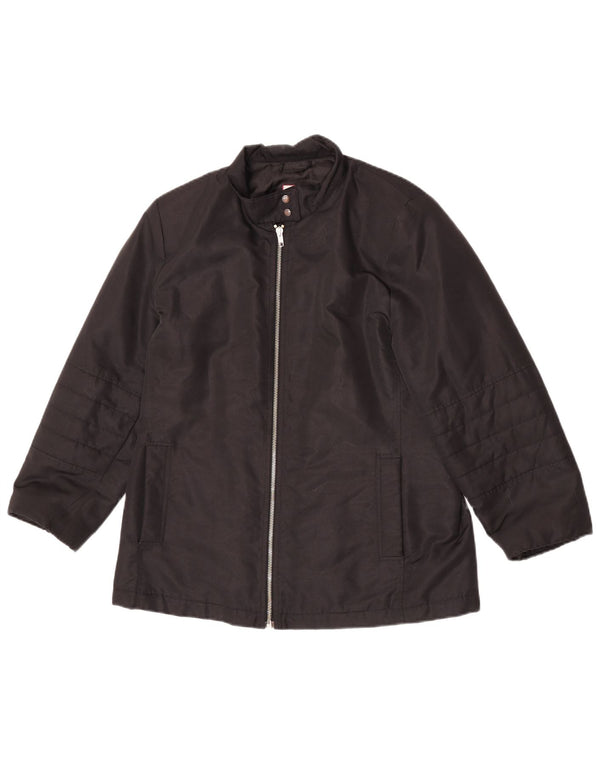 Max & Co. Damen Windjacke UK 14 Large Schwarz