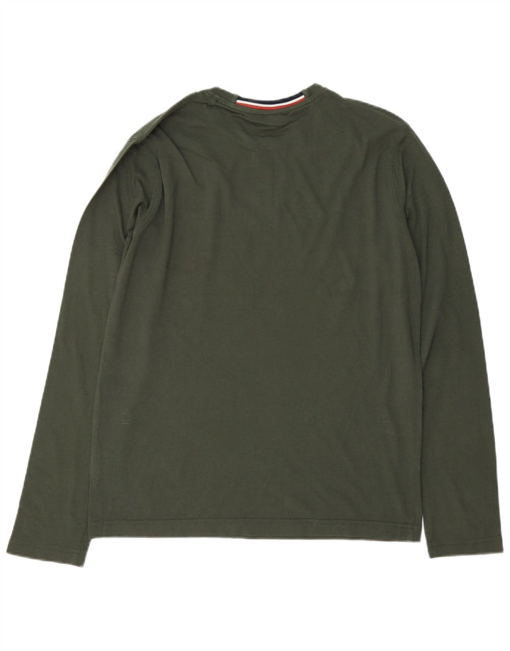 U.S. Polo Assn. Herren-Oberteil aus Baumwolle mit langen Ärmeln, Mittelkhaki