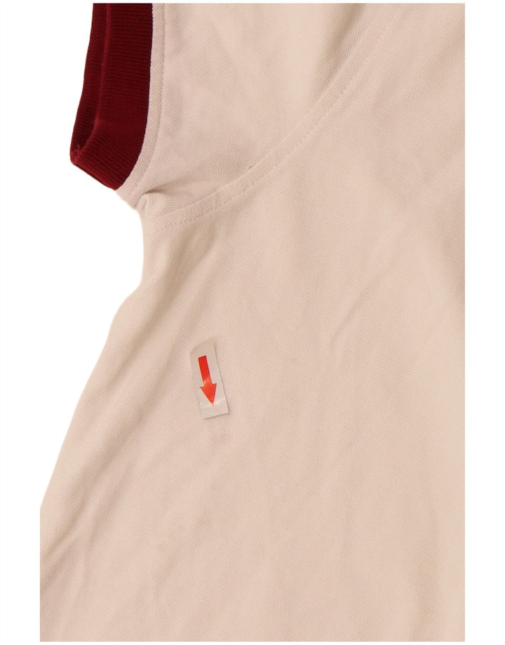 Tommy Hilfiger Herren-Poloshirt mit schmaler Passform, mittelweiße Baumwolle