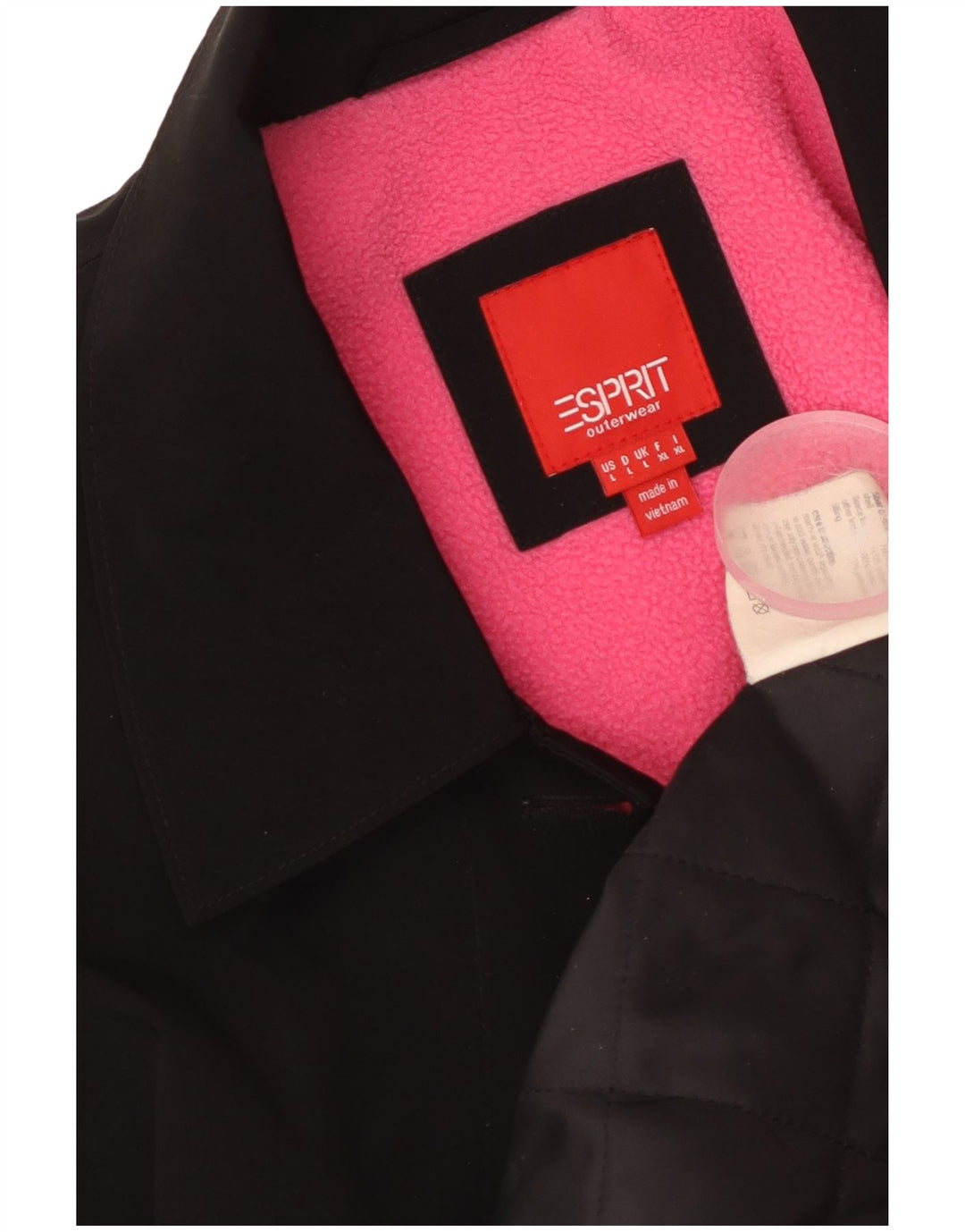 ESPRIT Damen Übergroßer Mantel UK 16 Large Schwarz Polyester