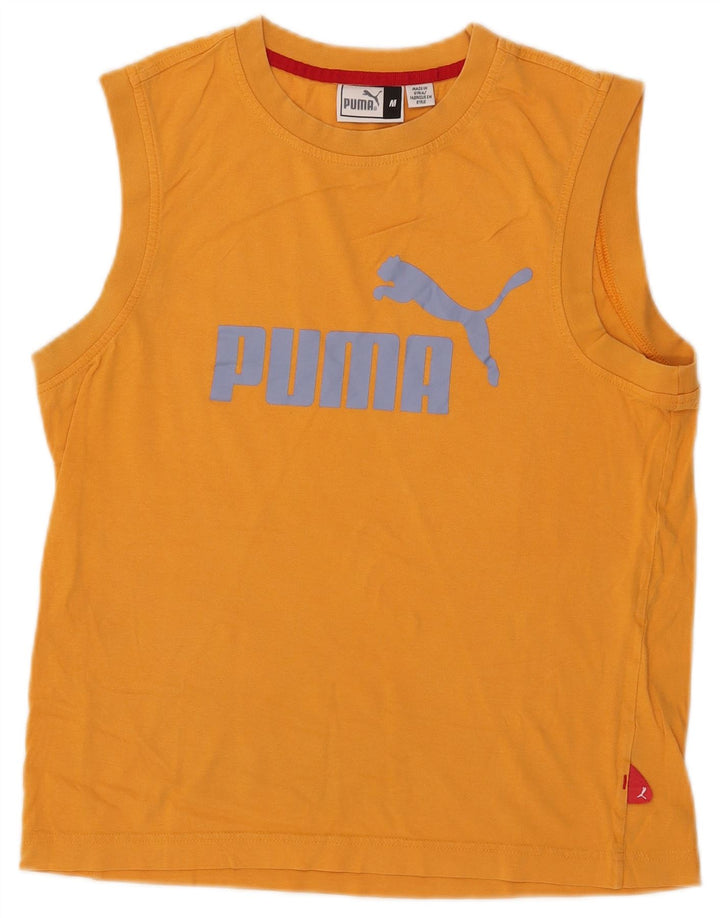 Puma Herren Graphic Vest Top Mittelgelb