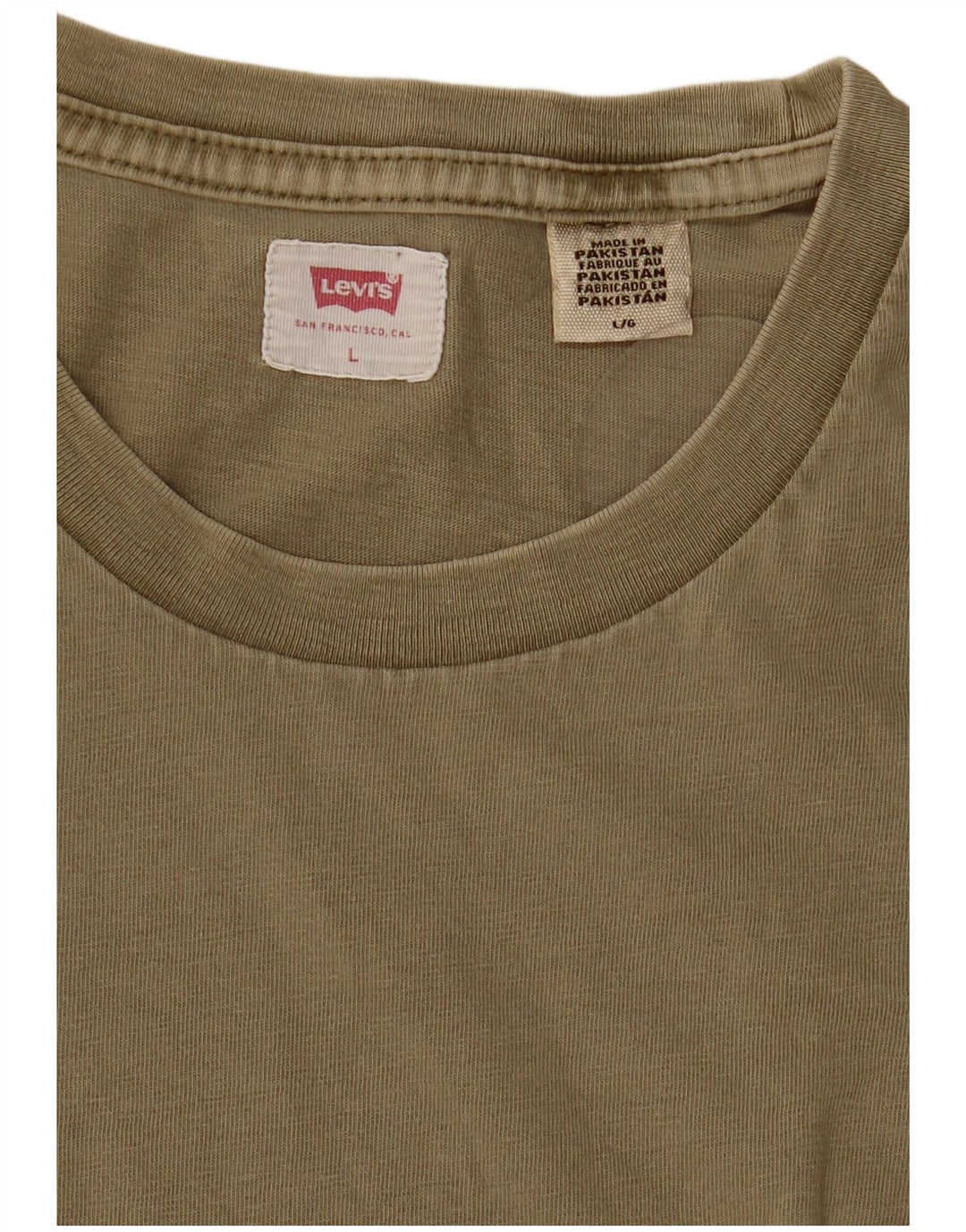LEVI'S Herren T-Shirt Top Large Khaki