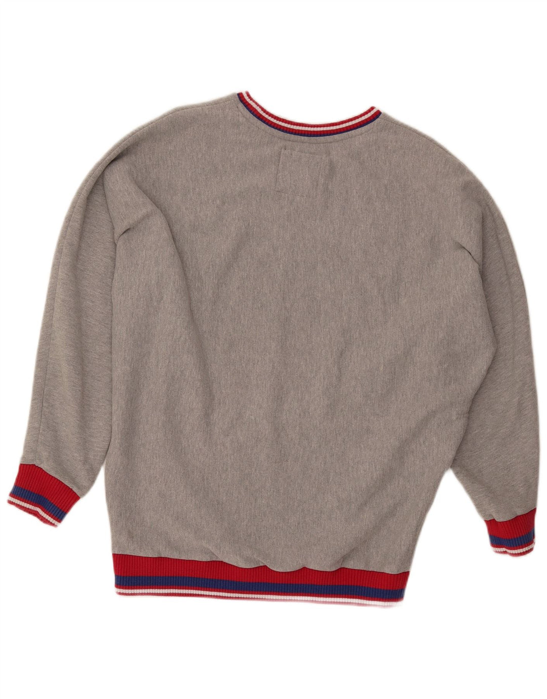 SUPERDRY Grafik-Sweatshirtpullover für Damen, Größe S, Grau, Farbblock