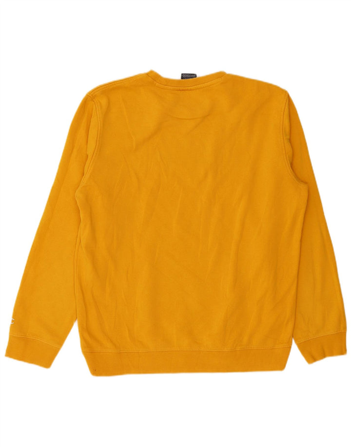 Champion Herren-Sweatshirt mit Grafik, groß, aus Baumwolle, Gelb