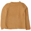 Vintage Damen Pullover mit Rundhalsausschnitt IT 42/44 Mittelbeige Wolle