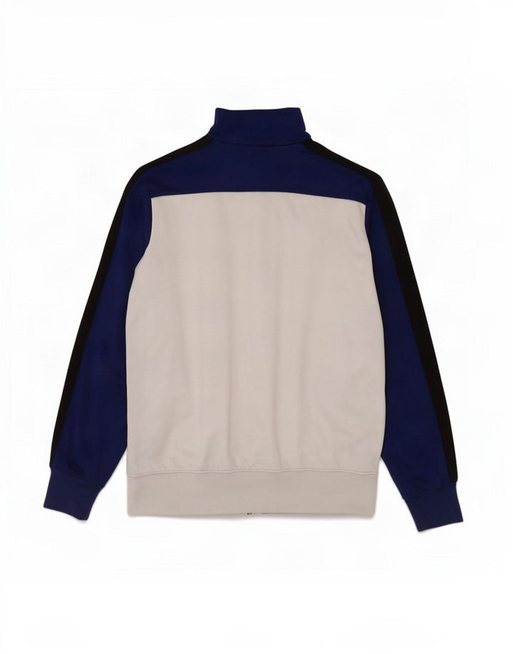 Nike Damen-Trainingsanzug-Top-Jacke, UK 18, XL, weißes Colourblock-Polyester
