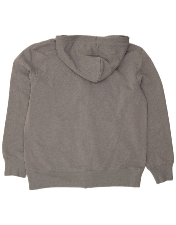 Tommy Hilfiger Herren-Kapuzenpullover mit Reißverschluss, groß, graue Baumwolle