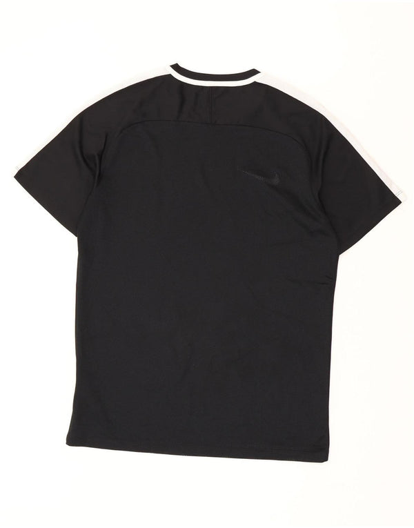 Nike Herren Dri Fit T-Shirt Top Medium Schwarz Polyester
