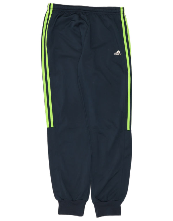 Adidas Herren Trainingshose Jogger UK 38/40 Medium Marineblau Polyester