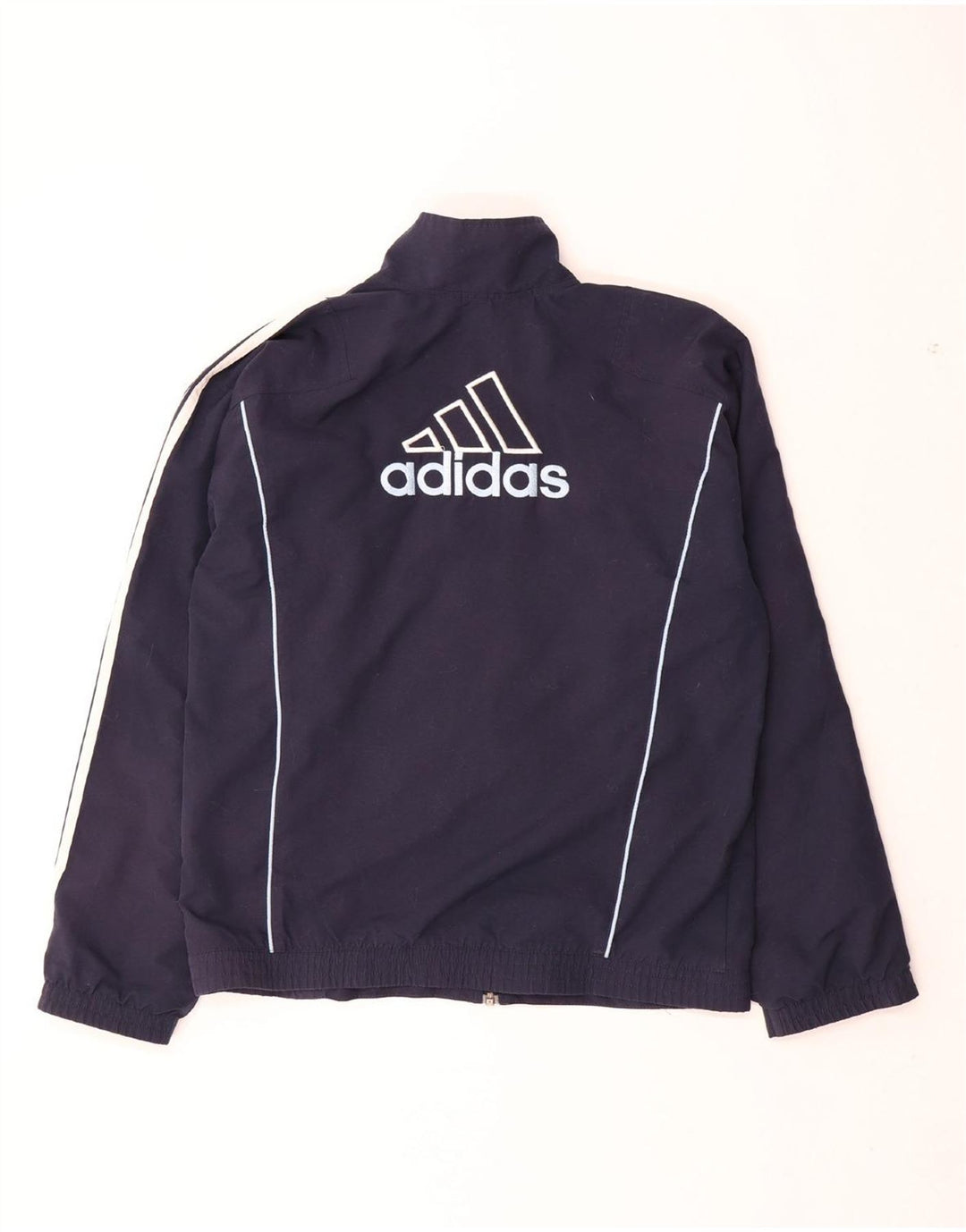 ADIDAS Herren Grafik-Trainingsanzug-Oberteiljacke UK 36/38 Small Marineblau