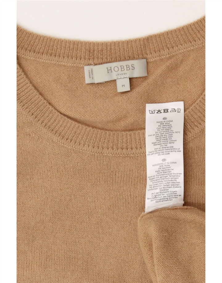 Hobbs Damen-Pullover mit Rundhalsausschnitt, UK 12, mittelbeige Wolle