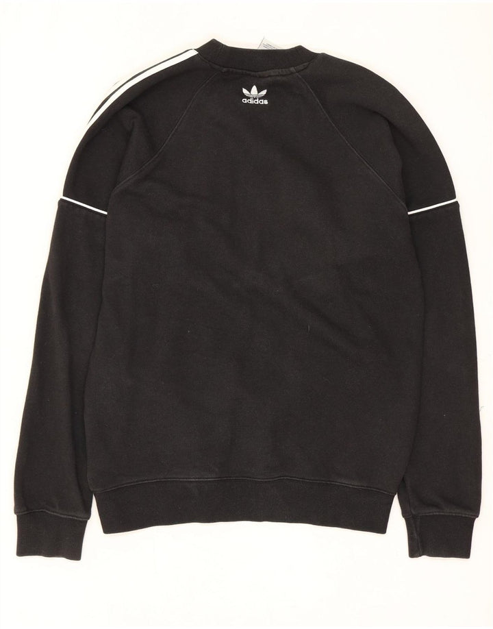 ADIDAS Herren Sweatshirt Pullover XS Schwarz Baumwolle