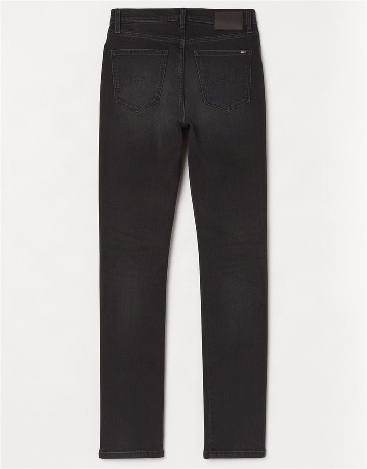 Tommy Hilfiger Damen Slim Jeans W30 L34 Schwarz Baumwolle