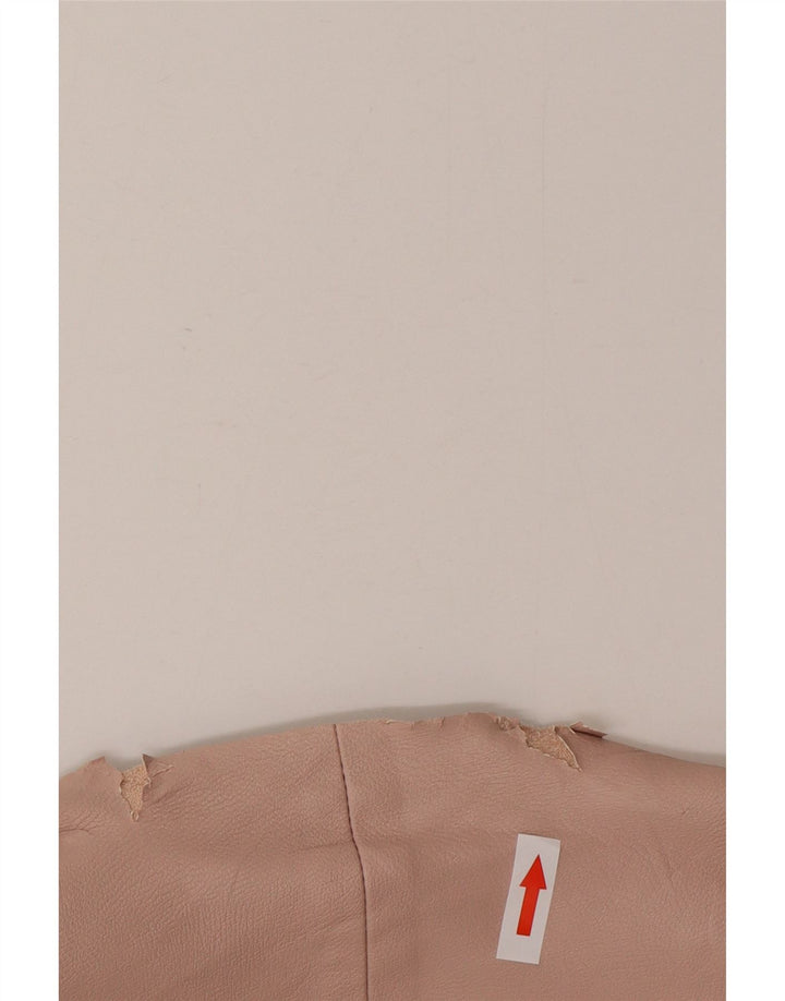Zara Damen-Blazer aus Kunstleder, Gr. 14, Mittelrosa