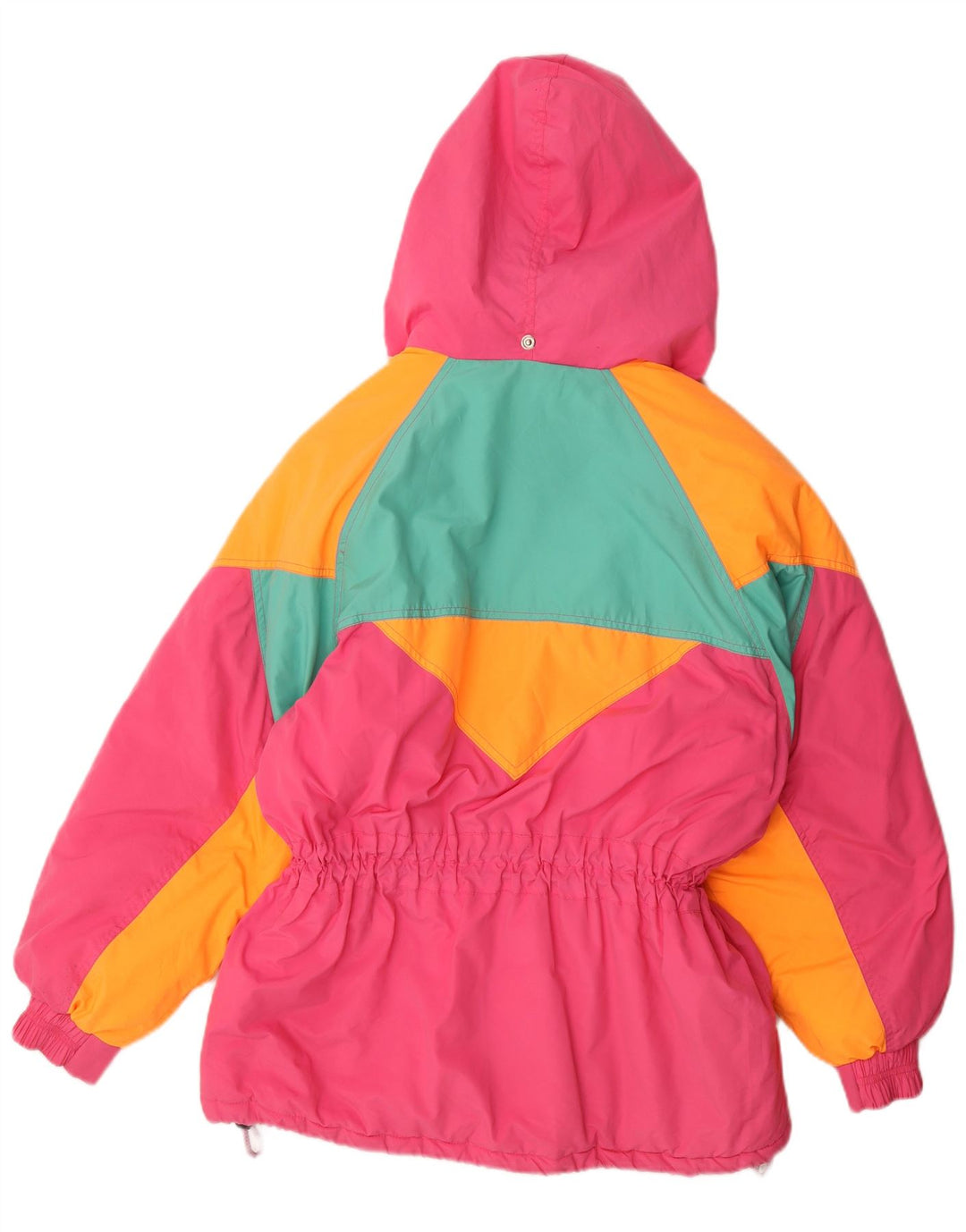 Colle Damen-Skijacke mit Kapuze, UK 10, Größe S, Rosa, Farbblock-Polyester