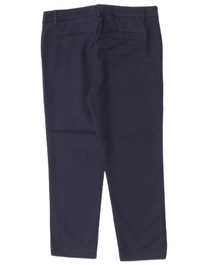 Tommy Hilfiger Damen Slim Cropped-Hose US 8 Medium W30 L24 Marineblau