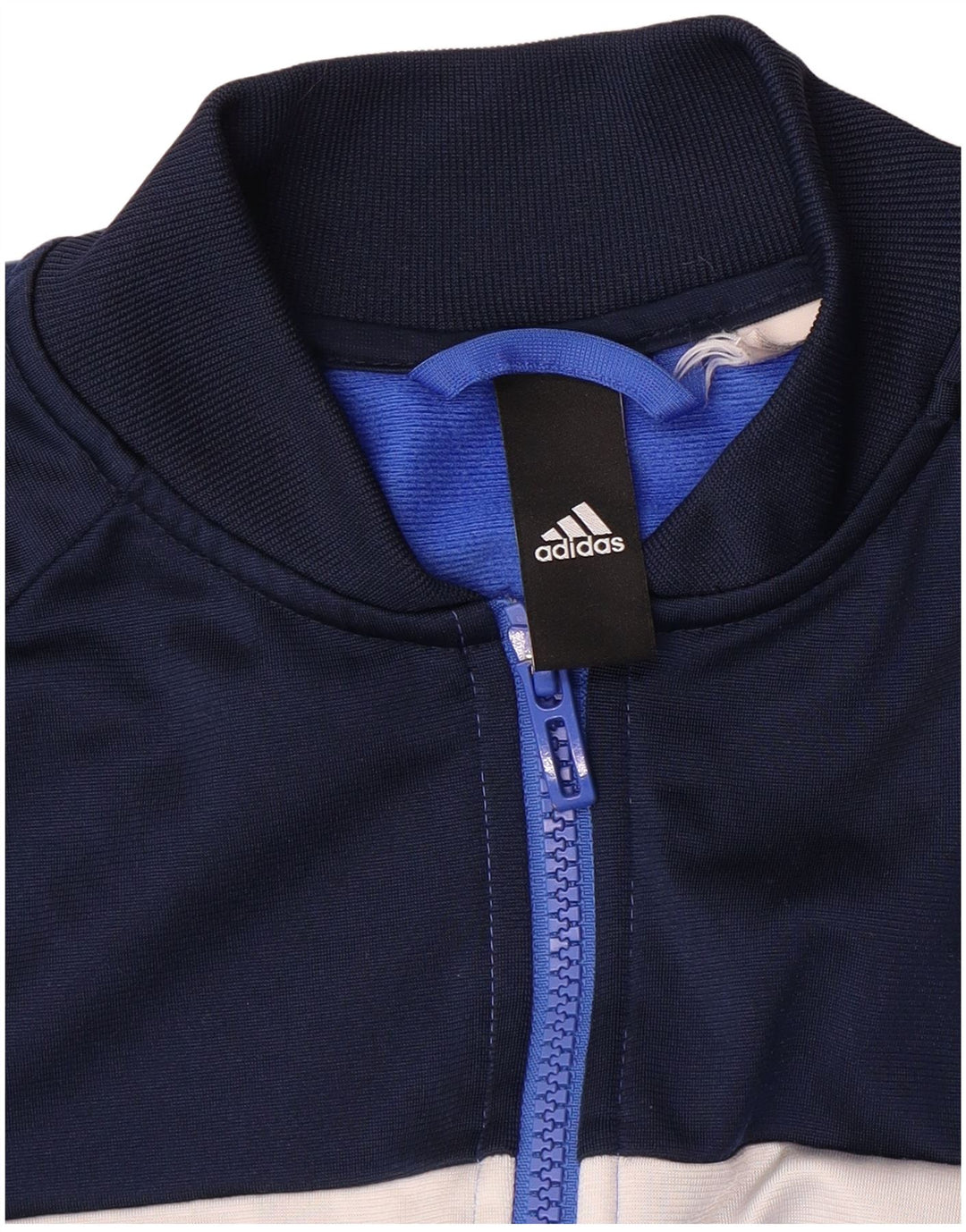 Adidas Herren-Trainingsanzug-Top-Jacke, mittelgroß, Marineblau, Farbblock