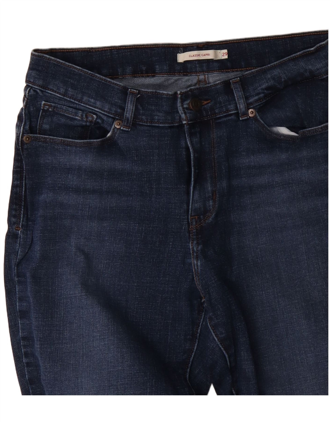LEVI'S Damen-Klassiker-Capri-Jeans, W29, L26, Blau, Baumwolle