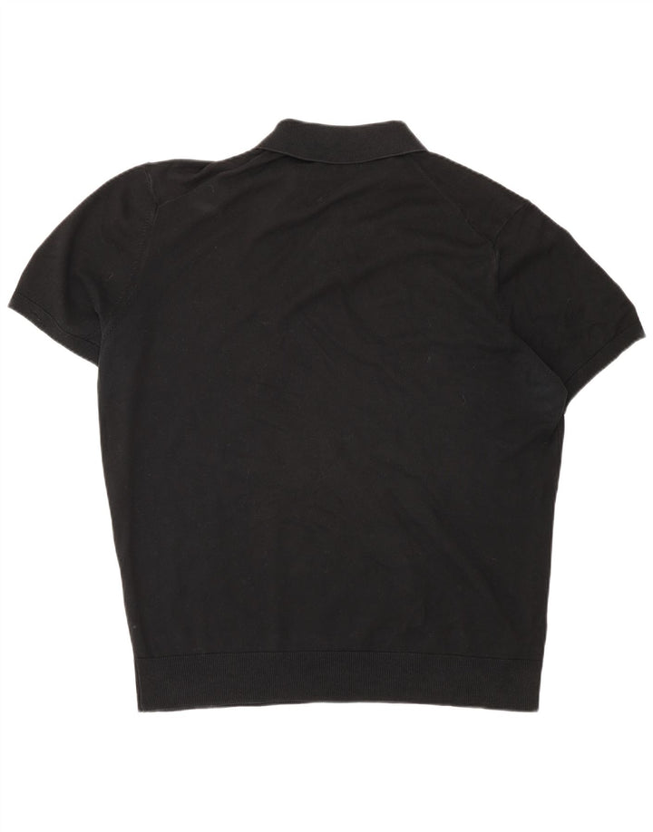 Zara Herren Poloshirt Large Schwarz