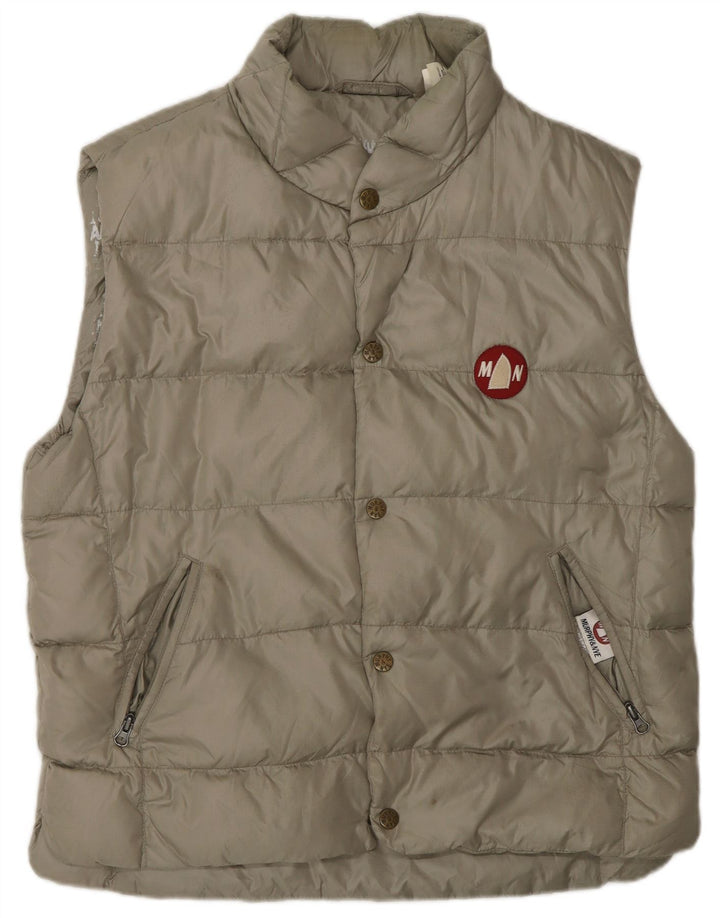MURPHY & NYE Herren Wattierte Weste UK 44 2XL Beige Polyamid