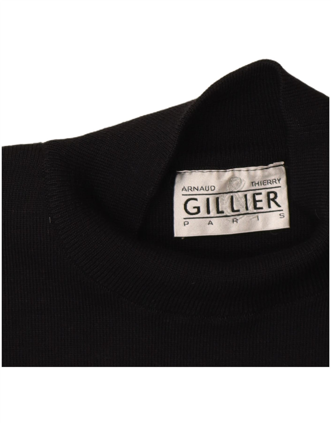 Arnaud & Thierry Gillier Damen-Pullover mit Rollkragen, UK 14, Medium Bla